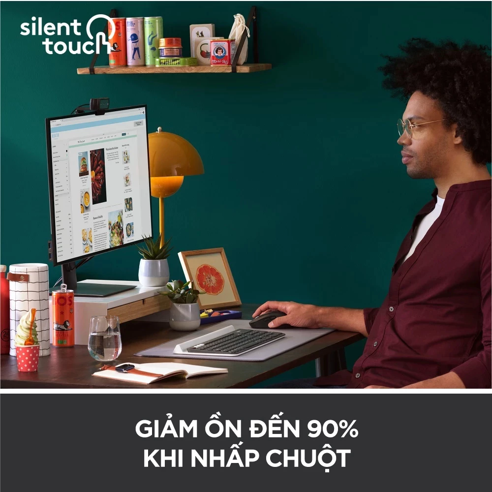 Chuột không dây Bluetooth, không tiếng ồn - Logitech M650/M650L, Chuột văn phòng, Bảo hành 1 năm - Ảnh 6