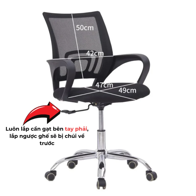 Ghế xoay văn phòng Xfurniture C010 - Hàng nhập khẩu (2)